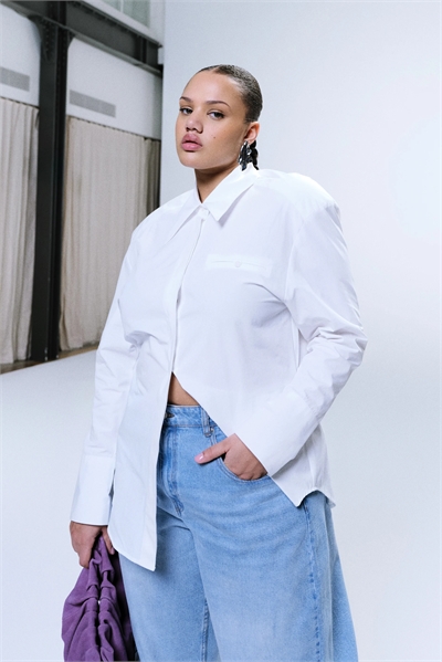 Рубашка ASOS Curve с завязками на плечах и накладками артикул 155319534