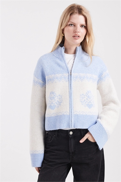 Кардиган с застежкой-молнией артикул 153365398