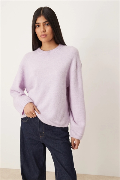 Свитер из шерсти альпаки с круглым вырезом артикул 154055983