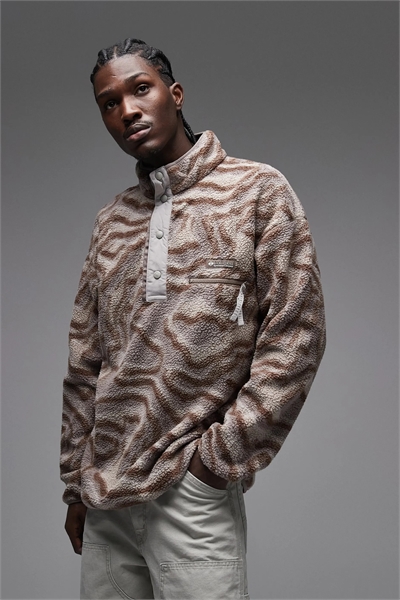 Флис Helvetia II с полузастежкой-кнопкой артикул 151343272