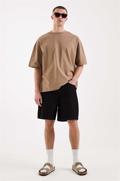 Джинсовые шорты средней длины артикул 153053335