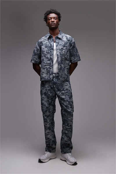 Рубашка Super T с крупным принтом из жаккарда co-ord артикул 149853101