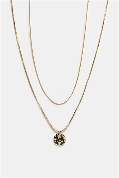 Набор из 2 ожерелий с цепочкой и подвеской артикул 150199920