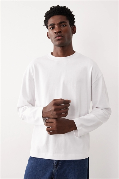 Футболка с длинным рукавом, большого размера и сверхтяжелого веса артикул 148381401