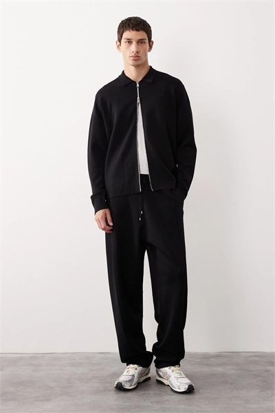 Свободный кардиган из плотного трикотажа на молнии co-ord артикул 149655724