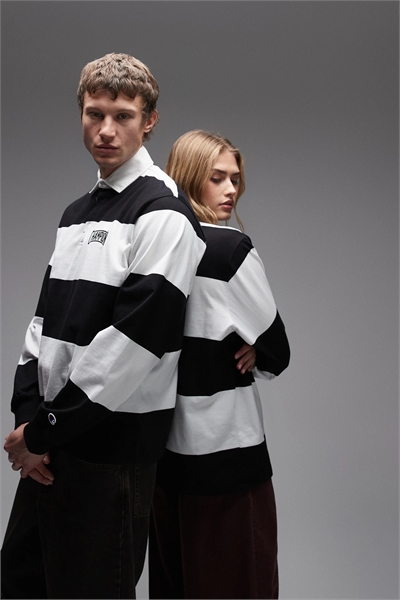 Полосатая рубашка для регби артикул 152226686