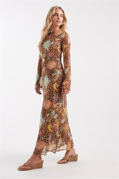 Платье-макси Petite Aria из сетчатого материала артикул 154964851