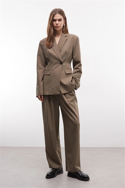 Брюки с индивидуально скроенными складками co-ord артикул 150389966