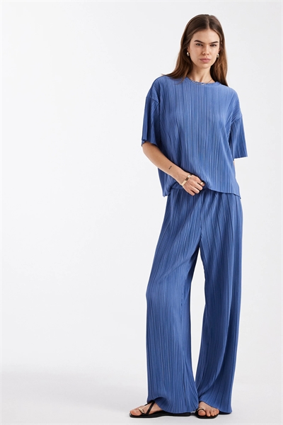 Брюки с широкими брючинами и плиссировкой co-ord артикул 153146781