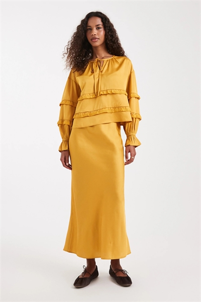 Юбка из сатина Midaxi артикул 151186073