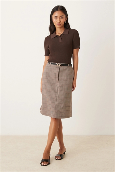 Юбка-миди длиной до колен в стиле 90-х артикул 150169907