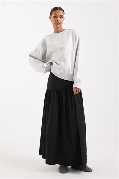 Юбка-макси в стиле бохо из поплина с заниженной талией артикул 152350977