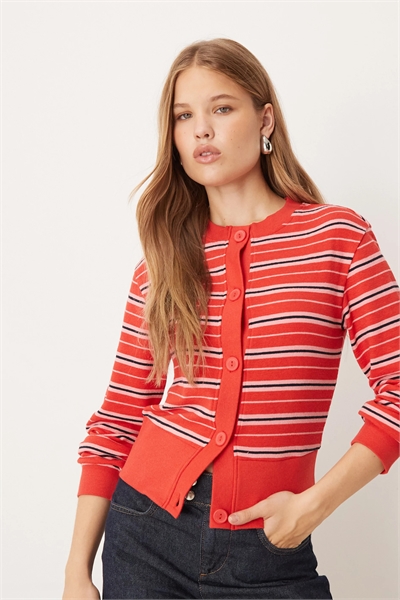 Кардиган с текстурными полосками артикул 149244486