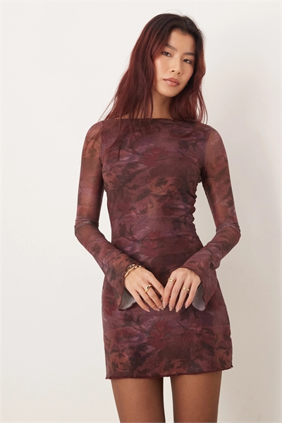 Мини-платье с длинными рукавами «Севилья» артикул 154868157