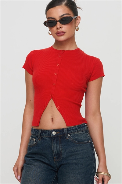 Толстовка из ребристого трикотажа на пуговицах артикул 140373392