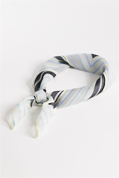 Шифоновый шарф-галстук в полоску артикул 152929789