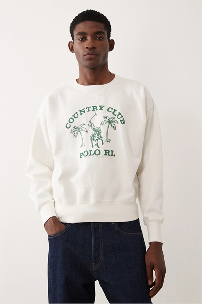 Свитшот в стиле винтажного игрока в поло артикул 154008467