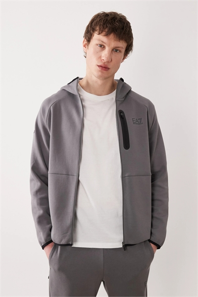 Куртка с капюшоном и застежкой-молнией Armani EA7 co-ord артикул 153989261