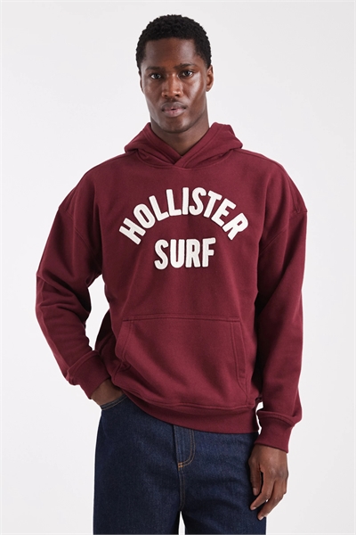 Худи с капюшоном и логотипом из махровой ткани свободного кроя артикул 154149902