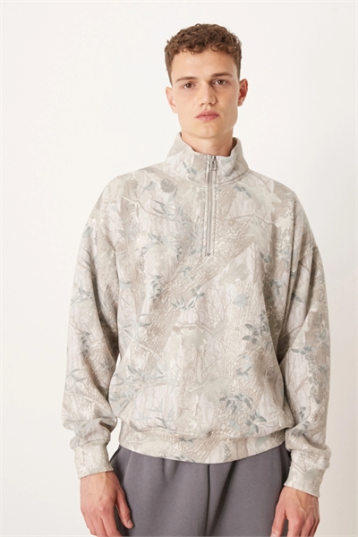 Незаменимая толстовка с четвертью молнии артикул 149632929