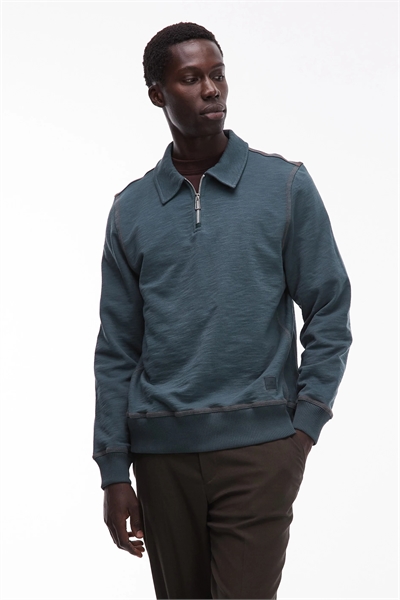 Свитшот с полузастежкой-молнией от Paul Smith артикул 150265325