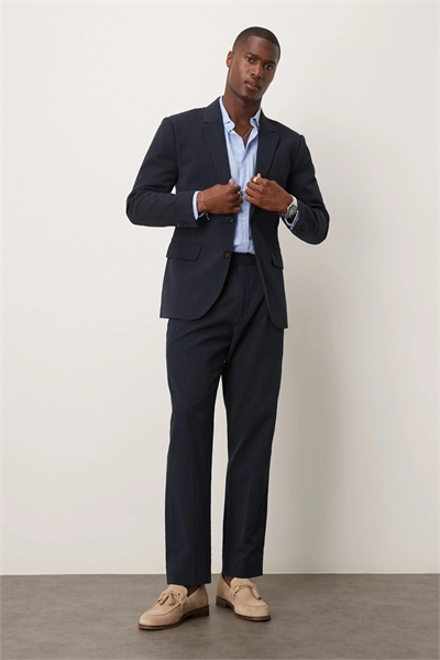 Классические брюки из ткани «сирсакер» от Abercrombie & Fitch co-ord артикул 144019044