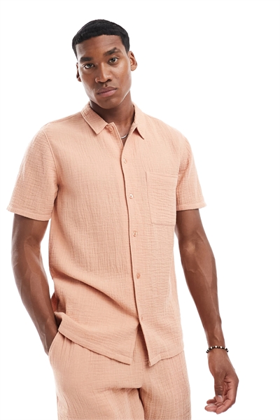 Рубашка из двойной ткани co-ord артикул 147788766