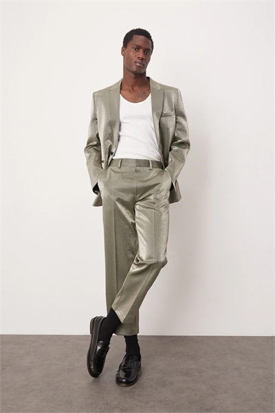 Прямые укороченные брюки костюма артикул 136744386