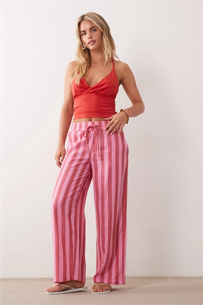 Брюки из смешанного льна артикул 154461413