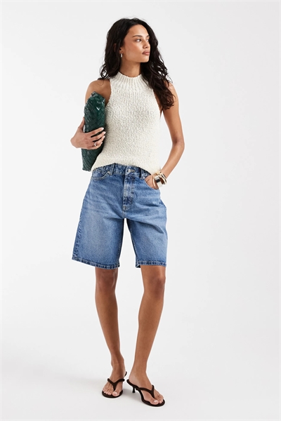 Джинсовые шорты-бермуды из коллекции «Circular Design» артикул 153971908