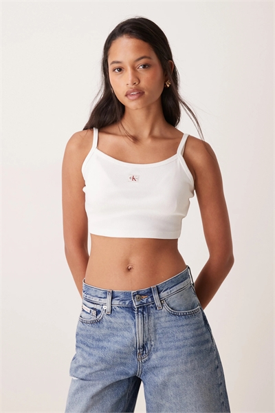 Топ-кроп с тканой этикеткой артикул 154173597