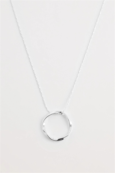 Колье с цепочкой из открытых колец артикул 153836993