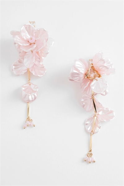 Эффектные серьги-подвески с цветочными мотивами от Chicflora артикул 154328058