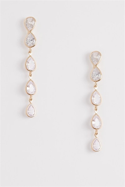 Серьги-подвески с кристаллами Albenaladar артикул 154328047