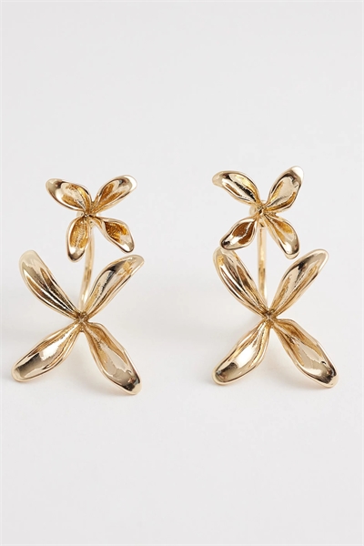 Серьги-подвески Everbelle с крупными цветочными мотивами артикул 154328050