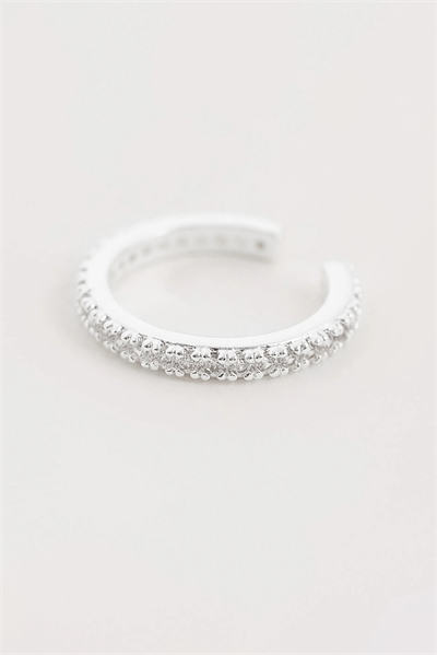 Изысканный серьга-манжета с паве-окантовкой артикул 153837001