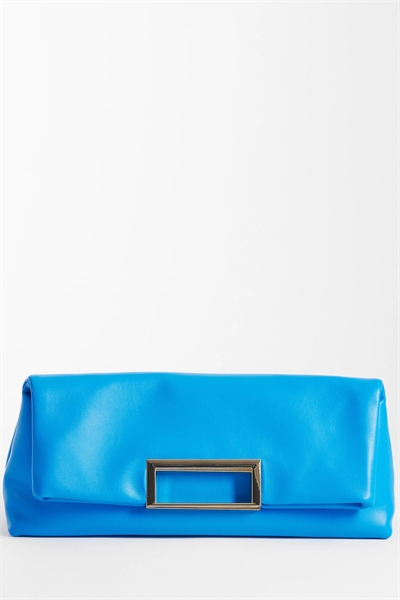 Клатч с крупной металлической ручкой артикул 154690850