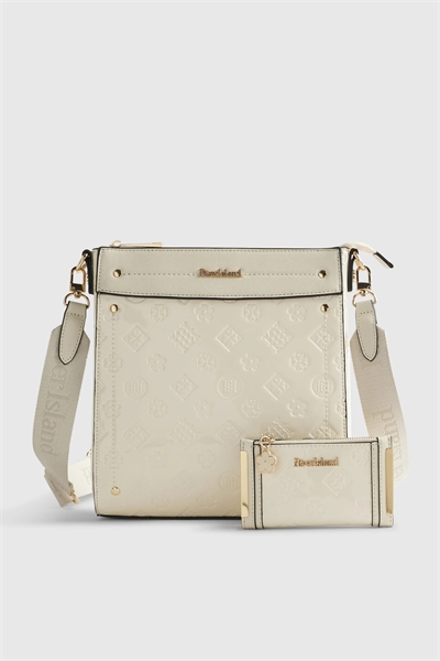 Набор сумок-мессенджеров с тисненым монограммой артикул 156194694