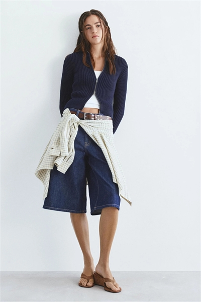 Кардиган на молнии артикул 156521363