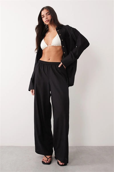 Легкие пляжные брюки Ipanema с льняными вставками артикул 153563673