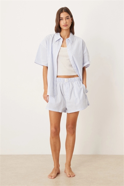 Шорты из поплина с логотипом артикул 154163986