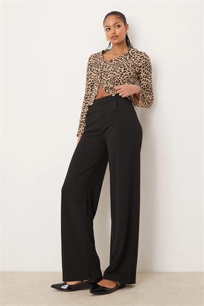 Брюки с широкими брючинами артикул 136986293