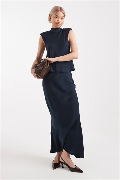 Макси-юбка из атласа с низкой талией co-ord артикул 151342523