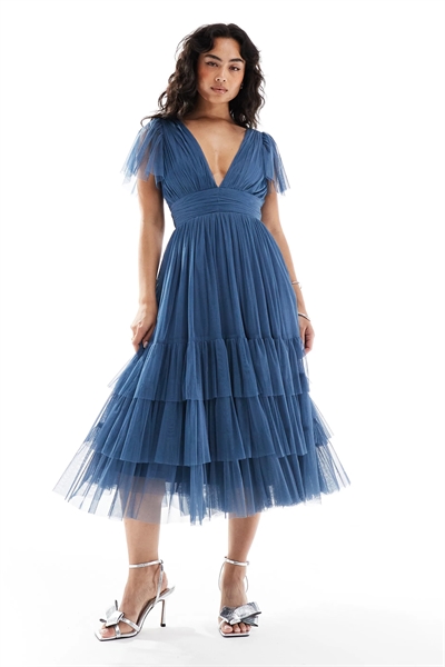 Платье средней длины для подружки невесты артикул 146850758