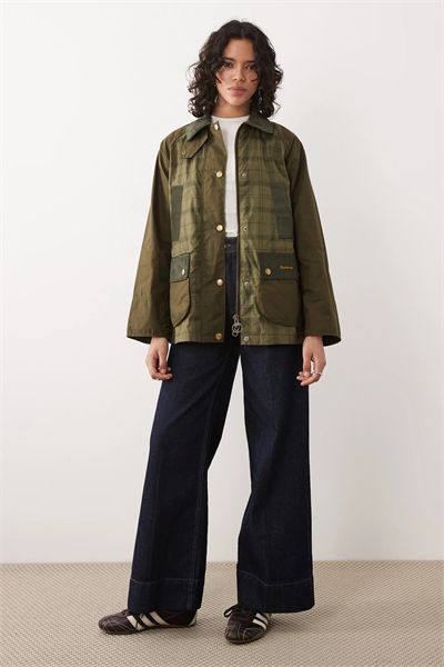 Современная хлопковая куртка в клетку «Биднелл» артикул 154715331