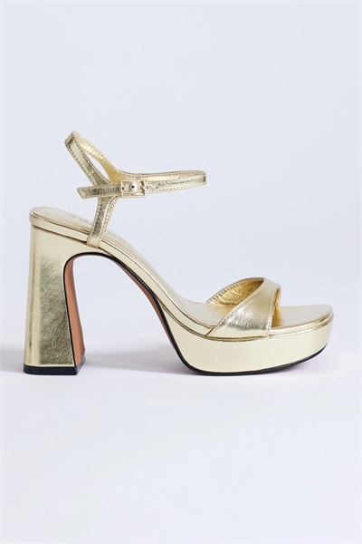 Двухкомпонентные сандалии на платформе от Faye артикул 154642886