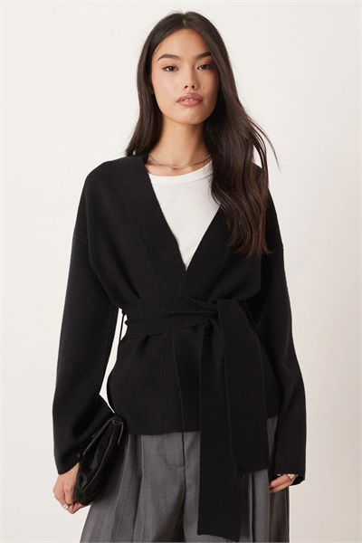 Вязанный кардиган-кимоно артикул 149853422