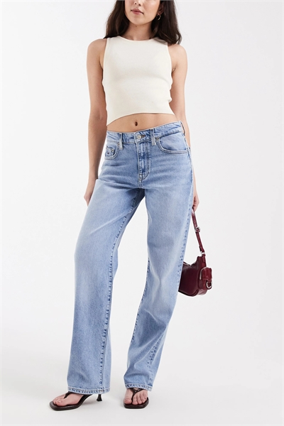 Джинсы Kira средней посадки, узкого кроя и прямой линии артикул 154159558