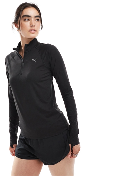 Топ Run Velocity Cloudspun с застежкой-молнией на 1/4 артикул 143328893