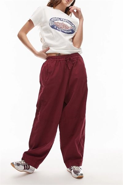 Брюки-карго на резинке артикул 142428072